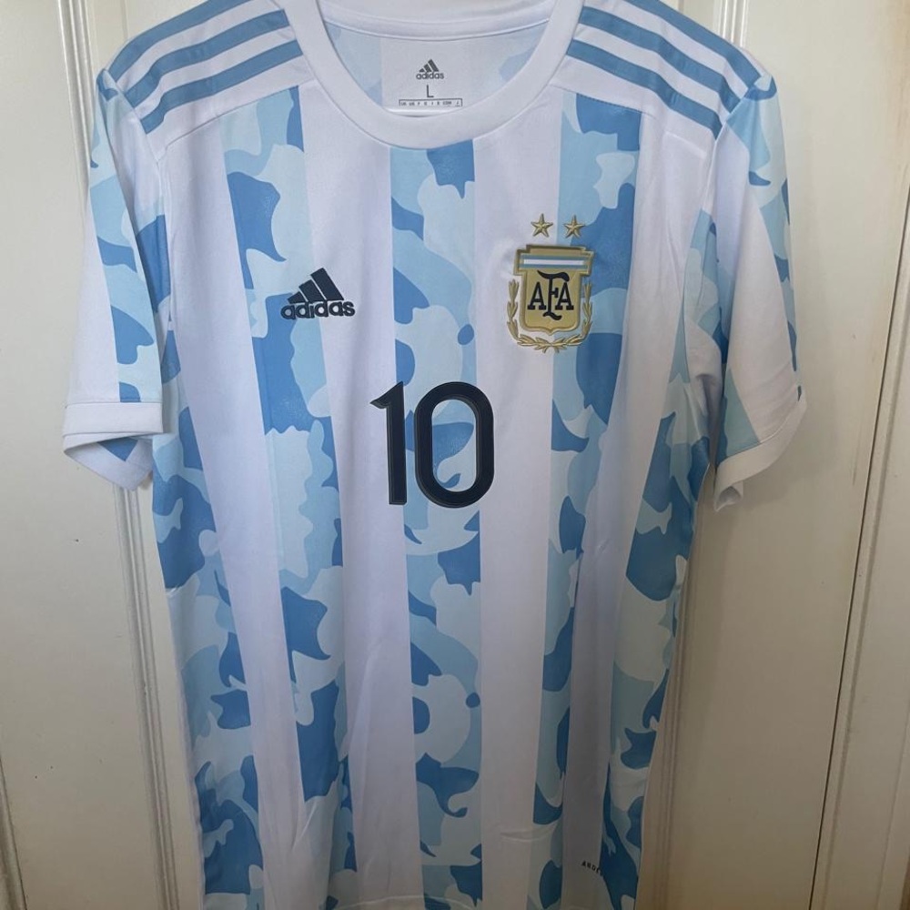 Lionel Messi Argentina 2020-21 Men’s Soccer Jersey size L